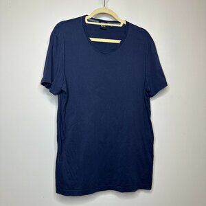 BOSS Hugo Boss Blue Short Sleeve Shirt Men's Large